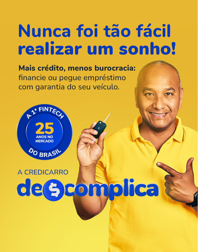 Banner de boas-vindas Credicarro